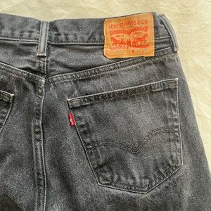 Vintage black Levi 505s